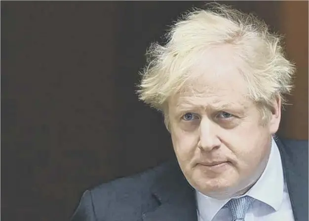  ?? ?? ↑ Downing Street confirmed the Prime Minister Boris Johnson had not received a fixed penalty notice so far