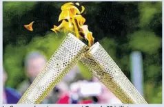  ?? Illustrati­on / AdobeStock ?? La flamme olympique passera à Torcy le 20 juillet.