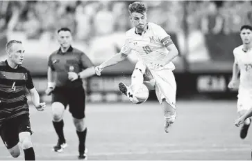  ?? GREG FIUME/ MARYLAND ATHLETICS ?? Amar Sejdic, a senior midfielder, leads the Terps in goals and points heading into tonight’s semifinal.