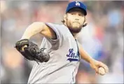  ?? Thearon W. Henderson Getty Images ?? CLAYTON KERSHAW gave up more than one run for just the sixth time in 13 games.