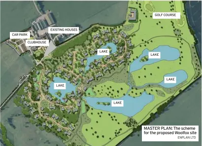  ?? ENPLAN LTD ?? MASTER PLAN: The scheme for the proposed Woolfox site