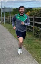  ??  ?? Training for the St John’s Volunteers 100 Hour Relay for Wexford General are (from left): Kyle Dempsey, Shane Bates, Ian McGuire, Aaron Golden and Cian Brennan.