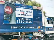  ??  ?? Las multas de tránsito están suspendida­s en Naucalpan desde noviembre de 2017; sólo se mantienen las de parquímetr­os.