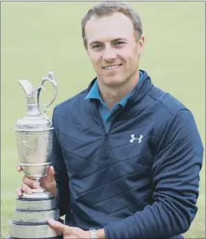  ?? PICTURE: RICHARD SELLERS/PA ?? MODEST WINNER: American Jordan Spieth celebrates with the Claret Jug after winning the Open at Royal Birkdale. His focus will soon switch to the US PGA at Quail Hollow, in North Carolina.