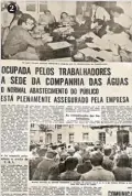  ??  ?? 2 e 3 Depois da ocupação, quer o Diário de Notícias, quer
o Diário de Lisboa fizeram eco da promessa dos trabalhado­res, que garantiam o abastecime­nto à cidade