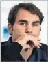  ??  ?? Roger Federer has had troubled season