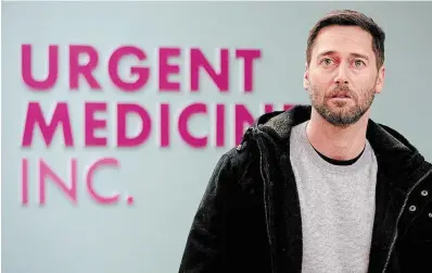  ?? ?? Ryan Eggold stars as Dr. Max Goodwin on NBC’s “New Amsterdam.” The medical drama will have a final 13-episode run in the 2022-23 season.