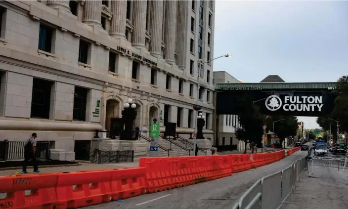  ?? The Fulton county courthouse in Atlanta, Georgia. Photograph: Joe Raedle/Getty Images ??