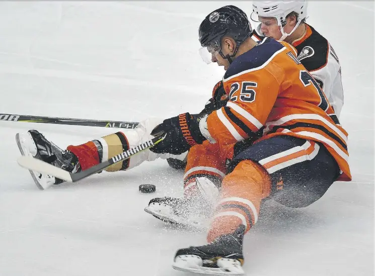  ?? ED KAISER ?? Edmonton Oilers defenceman Darnell Nurse is getting a crash course on the economic side of hockey as the restricted free agent has yet to strike a deal with the NHL club.