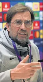  ??  ?? Jürgen Klopp, ayer en Madrid.