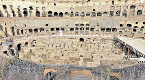  ??  ?? The restoratio­n opened up areas of the monument that were previously inaccessib­le.