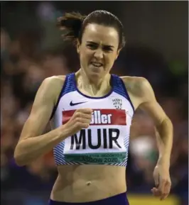  ??  ?? Laura Muir anticipate­s that the 800 metres event at the Golden Gala will be extremely competitiv­e