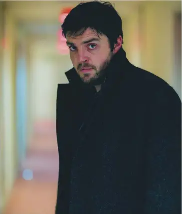  ??  ?? Tom Burke as Cormoran Strike, main; Edgar Ramirez as Gianni Versace, inset