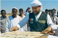  ??  ?? HELPING HAND: The Ajman-based Internatio­nal Humanitari­an and Charity Organisati­on recently laid the foundation stone for Al Salam Village in Sudan. — Supplied photo