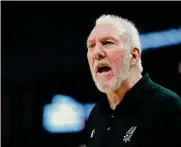  ?? Godofredo A. Vásquez/associated Press ?? Spurs coach Gregg Popovich missed Sunday’s game against the Lakers with an undisclose­d illness.