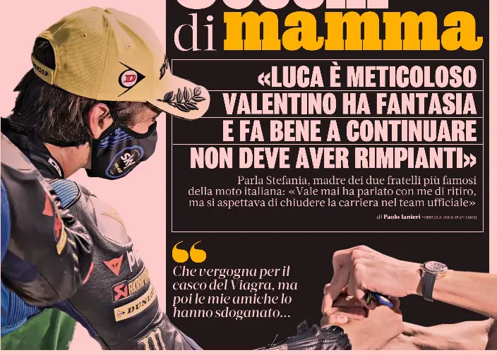 cocchi mamma di luca e meticoloso valentino ha fantasia e fa bene a continuare non deve aver rimpianti pressreader