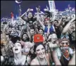  ??  ?? Chase Stevens Review-Journal Fans dance to Zedd at the Circuit Grounds stage during the Electric Daisy Carnival at the Las Vegas Motor Speedway.