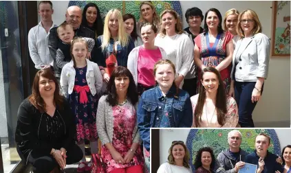  ?? RIGHT: Photo by Michelle Cooper Galvin ?? David Sheehan at his graduation with Triona O’Neill, Phil O’Shea, Breda Daly, Liam Scully, Amenda O’Shea, Debra O’Sullivan, John Sheehan, Maeve O’Donoghue and Bernie Coppinger. Shannon O’Sullivan at her graduation withher parents Denis and Rena,...