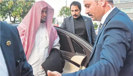  ??  ?? DEMAND: Saudi Arabia’s top prosecutor Saud al-Mojeb is seeking the death penalty for the five suspects in the Jamal Khashoggi case