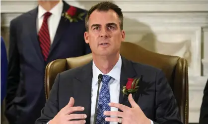  ?? ?? Kevin Stitt, the Republican governor of Oklahoma. Photograph: Sue Ogrocki/AP