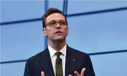  ??  ?? James Murdoch, son of media tycoon Rupert Murdoch, is the leading candidate to take over chairmansh­ip of Tesla. Photograph: BryanBedde­r/Getty Images for National Geographic