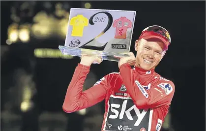  ?? AFP / JOSÉ JORDAN ?? Chris Froome, vencedor de l’última edició de la Vuelta i també del Tour 2017.