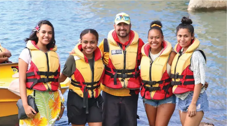  ?? Photo: River Jets Fiji ?? In recent months, SunBiz received mounting concerns over the lack of use of lifejacket­s on open vessels at sea, particular­ly after two lives were claimed in a drowning accident off the Yasawas last Christmas.