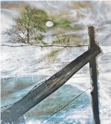 ?? FOTO: WERNER STUHLER ?? Das Foto „Winterstur­m“von 1978 zeigt sehr gut Werner Stuhlers Weg in die Verfremdun­g.