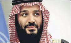  ?? REUTERS ?? File photo of Saudi Crown Prince Mohammed bin Salman.