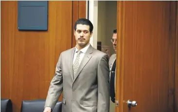  ?? DAI SUGANO/STAFF ?? Defendant Antolin Garcia-Torres, seen here in court in 2014, will stand trial in Santa Clara County after a judge denied his attorneys’ motion to change venues because of pretrial publicity. Garcia-Torres is accused of killing Sierra LaMar, 15.