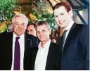  ??  ?? Aufsichtsr­atschef Friedrich Santner und Sebastian Kurz