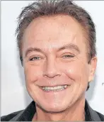  ?? THE ASSOCIATED PRESS ?? David Cassidy, the teen and pre-teen idol who starred in the 1970s sitcom “The Partridge Family” and sold millions of records as the musical group’s lead singer, has died at age 67.