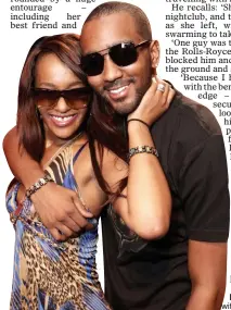  ??  ?? PARTNERS: Bobbi with lover Nick Gordon