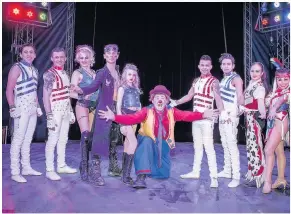  ??  ?? Planet Circus is performing at Princes Park in Southport until April 16