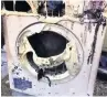  ??  ?? DAMAGED Burned-out dryer