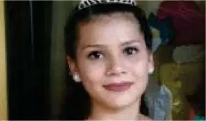  ?? CORTESÍA ?? Yendry Francinie Loaiza Fernández, tenía 16 años cuando fue asesinada y enterrada en una finca de cas.