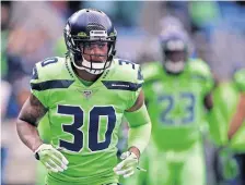  ?? [ASSOCIATED PRESS FILE PHOTO] ?? Dublin Scioto graduate Bradley Mcdougald will replace heralded safety Jamal Adams in the Jets’ secondary, but the 29-year-old faced similar assignment­s in three seasons with the Seahawks.