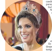  ??  ?? La francesa Iris Mittenaere fue coronada miss Universo la semana pasada en Manila, en la 65.ª edición del certamen