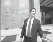  ?? LM Otero Associated Press ?? “I DID nothing wrong and I refuse to be bullied,” Mark Cuban says. Above, Cuban at court last week.