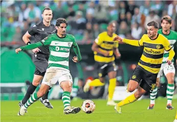  ?? ?? Trincão fez quatro assistênci­as e seis golos nos últimos 11 jogos pelo Sporting