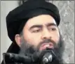  ?? PICTURE: AP ?? BOUNTY ON HIS HEAD: The US will reward anyone with informatio­n on Abu Bakr al-Baghdadi with $10m.