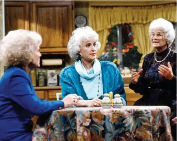  ??  ?? Generation­s of viewers who were barely toddlers when shows like “The Golden Girls” debuted are now binge-watching the popular and edgy fare years later, providing an unexpected boost to streaming services and