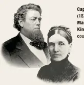  ??  ?? Captain Richard King (1825 - 1885) and henrietta maria morse chamberlai­n king couple married in 1854.