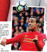  ?? REX/SHUTTERSTO­CK ?? Better off red: Joel Matip has settled well at Liverpool since joining last July