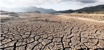  ??  ?? THE Theewaters­kloof Dam in January last year. The dam, which supplies most of Cape Town’s potable water, almost dried up during a prolonged drought in the Western Cape. | MIKE HUTCHINGS Reuters