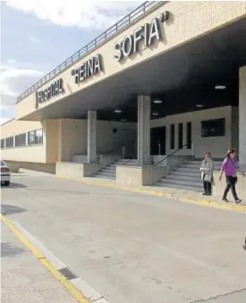  ?? Foto: Fermín Pérez-nievas ?? Exterior del Hospital Reina Sofía de Tudela.