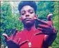  ??  ?? Quemond Barkley, 15, was killed when his dirt bike crashed into a Dodge Charger at an intersecti­on.