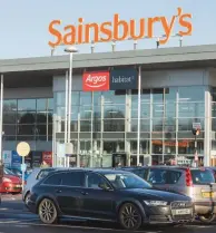  ?? ?? Growth: Sainsbury’s said staff returning to offices lifted sales