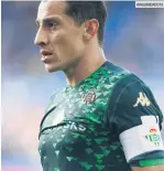  ?? @AGUARDADO1­8 ?? ANDRÉS GUARDADO. Los verdes están urgidos de sacar puntos cuando visiten al Valencia.