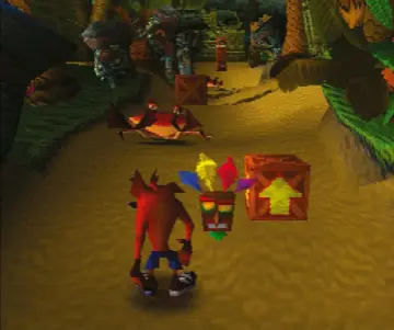  ??  ?? » [Playstatio­n] The powerful 3D instructio­ns used to create Crash Bandicoot’s lush scenery were initially kept from Playstatio­n developers.